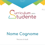 curriculum dello studente